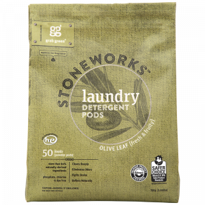 Grab Green Stoneworks Laundry Detergent Pods, Olive Leaf 50 loads